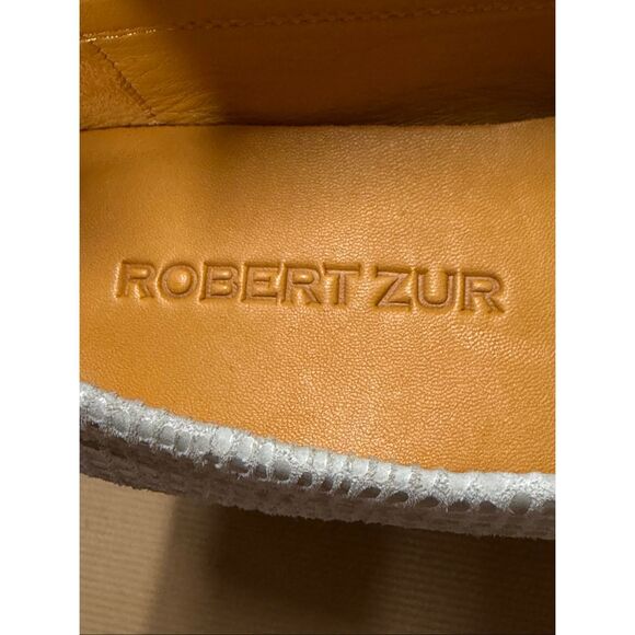 Robert Zur Broadwick Croc in White NWB Size 9 1/2AA